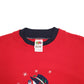 Mens Red Fruit Of The Loom Snowman Christmas Festive Crewneck Jumper