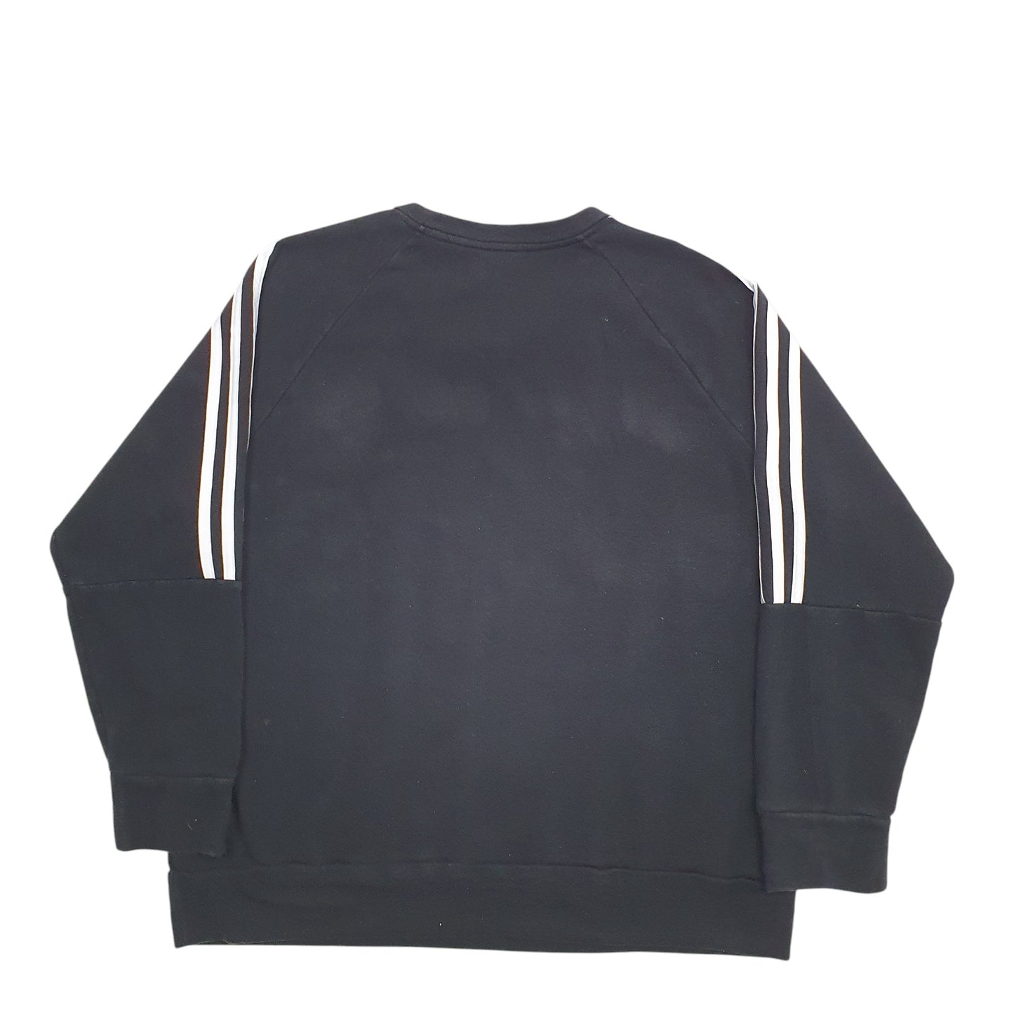 Womens Black Adidas  Crewneck Jumper