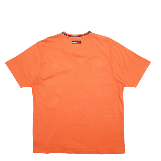 Mens Orange Tommy Hilfiger  Short Sleeve T Shirt