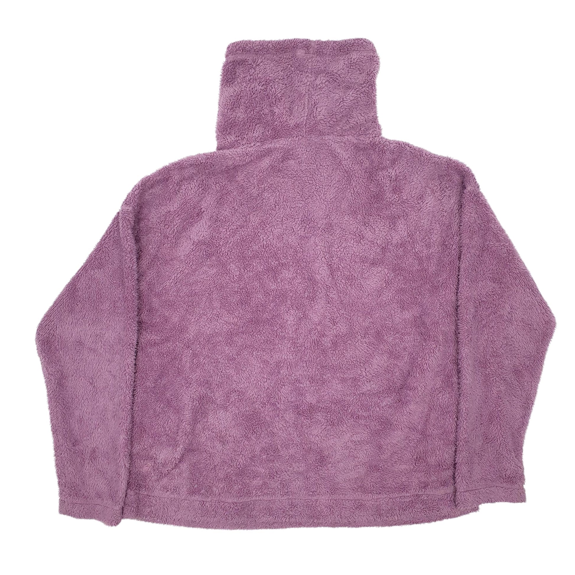 Womens Purple Champion  Turtle Neck Jumper