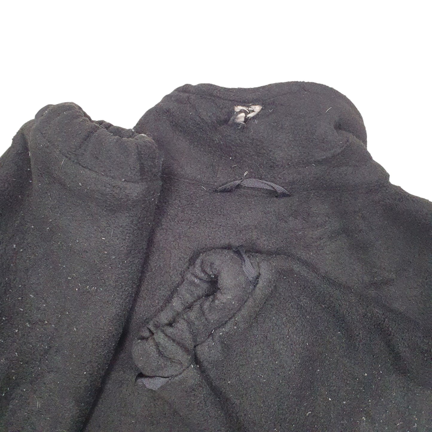 Mens Black Fila  Full Zip Jumper