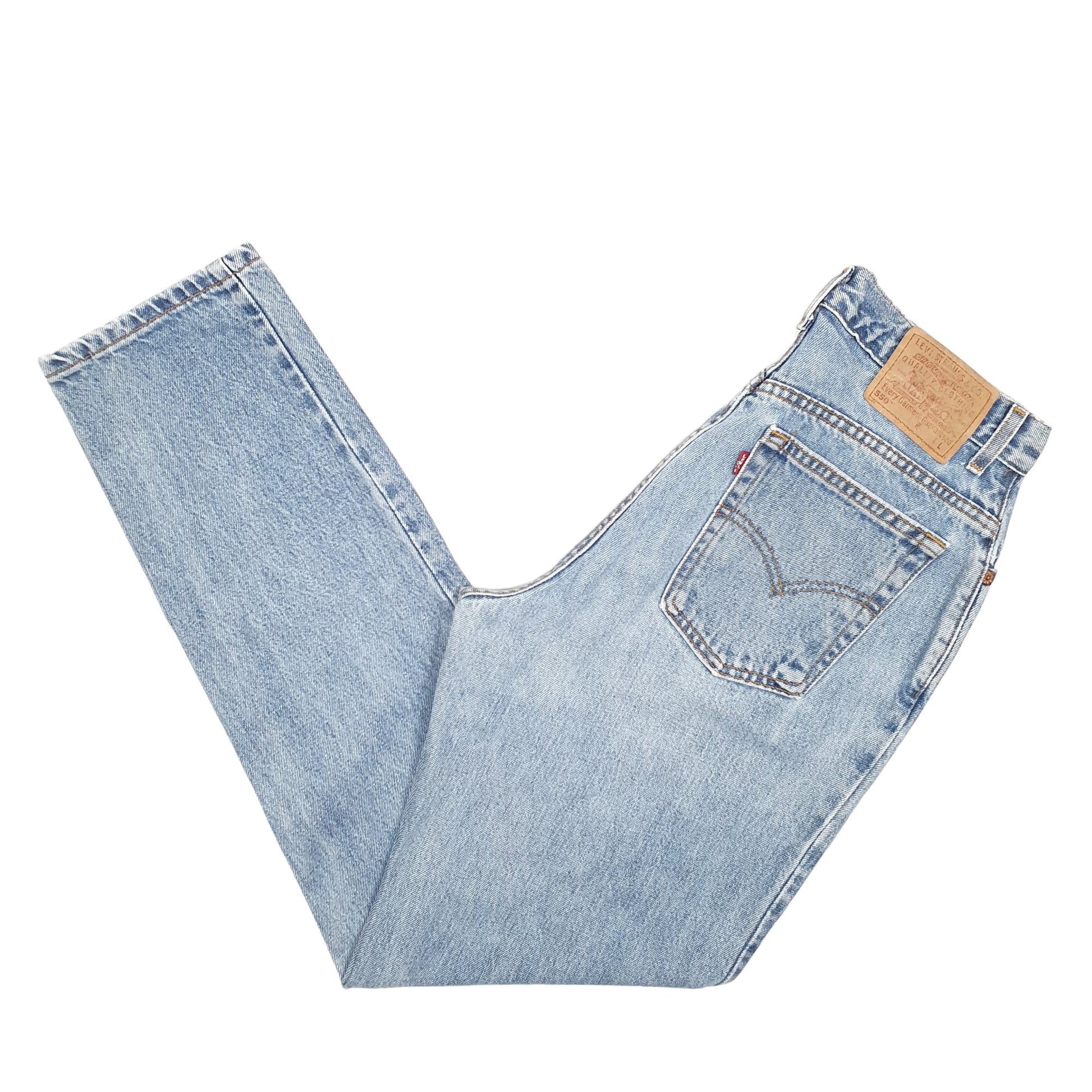 Womens Blue Levis Vintage 2000s Tapered 550 JeansW30 L34