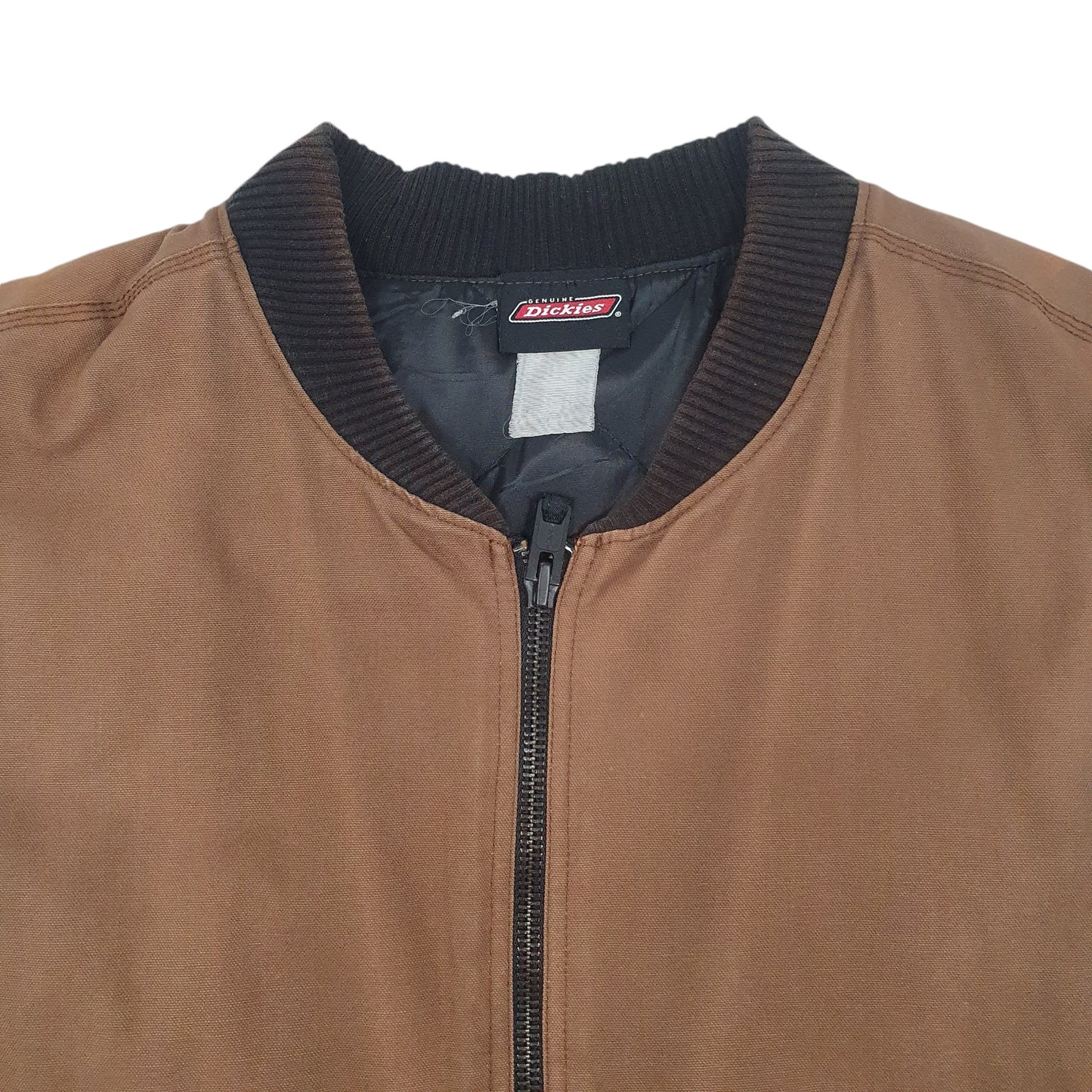 Mens Brown Dickies  Gilet Jumper