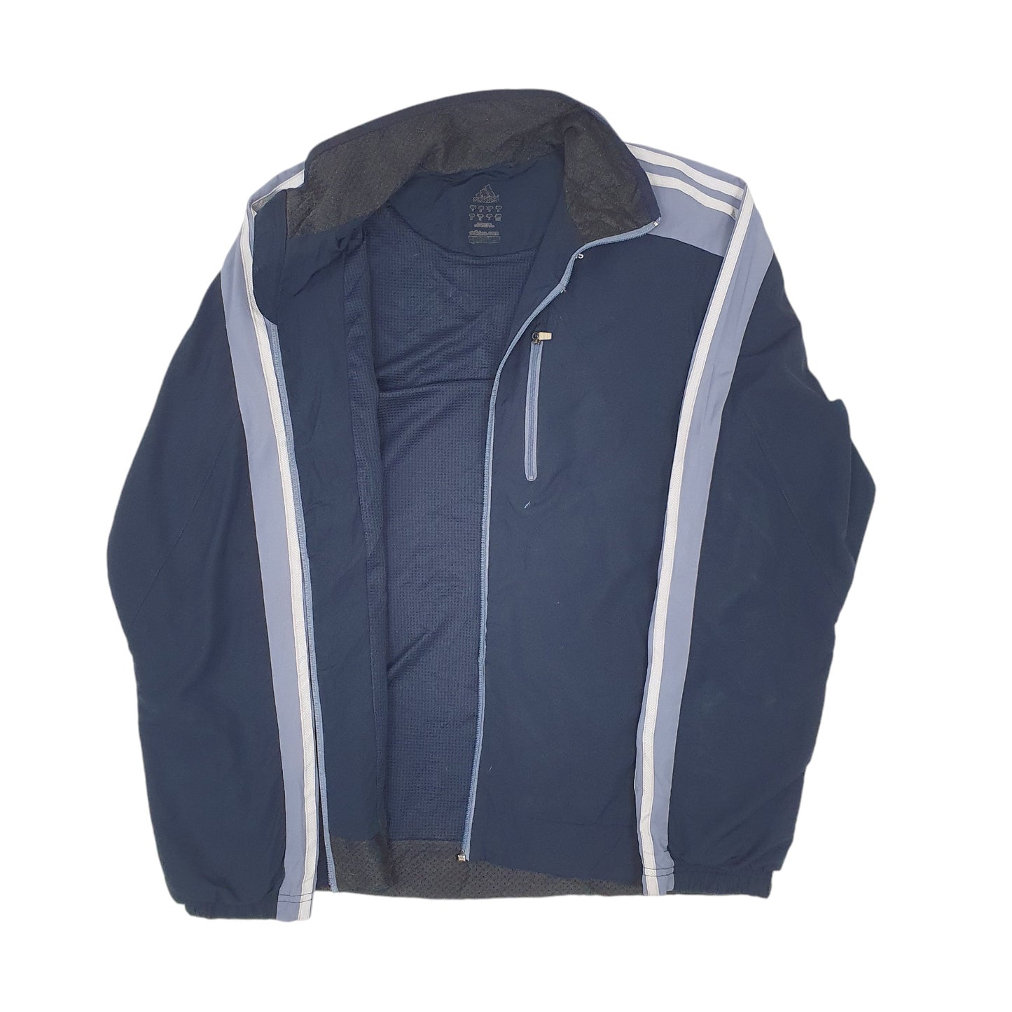 Mens Navy Adidas Climaproof Full Zip Coat