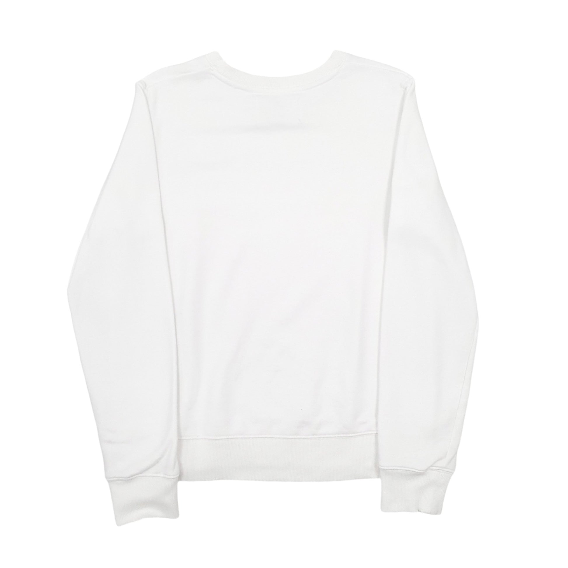 Mens White Calvin Klein Jeans  Crewneck Jumper