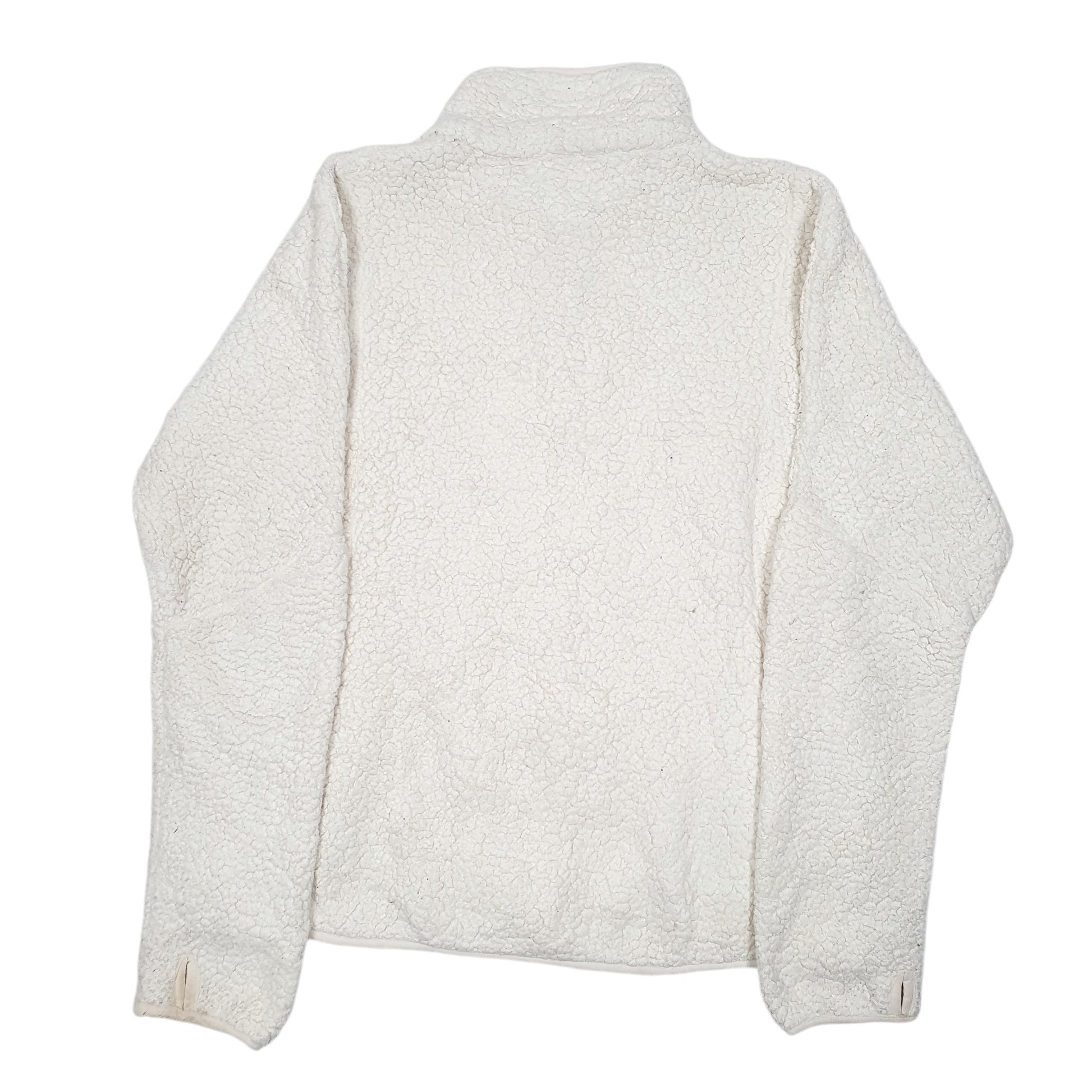 Womens Cream Champion  Full Zip Jumper