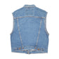 Mens Blue Levis Vintage 90s Made In USA Vest Gilet  Coat