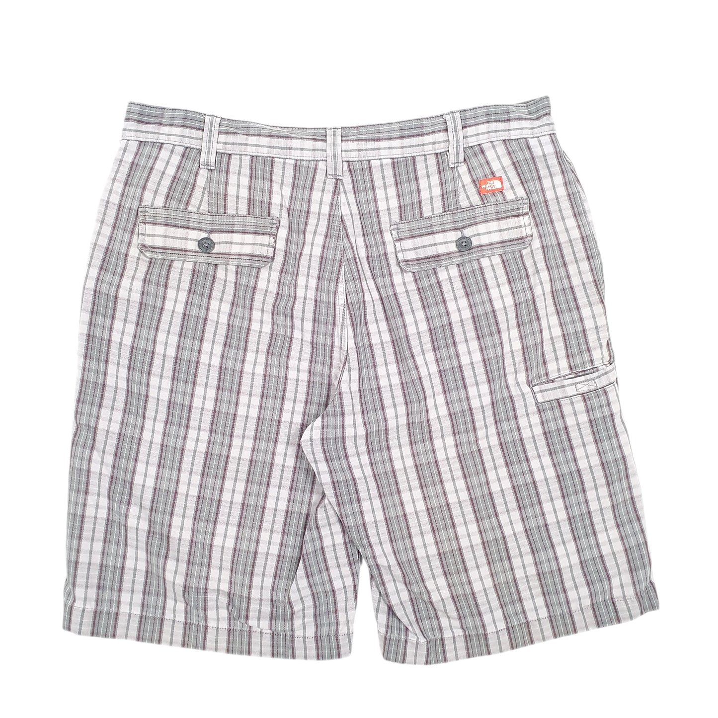 Mens Grey The North Face Check Tartan Chino Shorts
