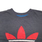 Womens Grey Adidas Spellout Short Sleeve T Shirt