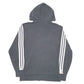 Mens Black Adidas Hoodie Full Zip Jumper