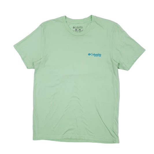 Mens Green Columbia Sportswear PFG Fishing Short Sleeve T Shirt