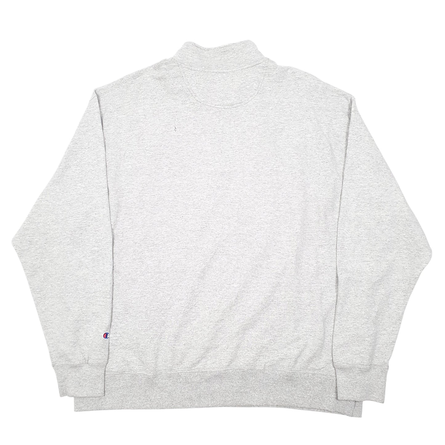 Mens Grey Champion  Quarter Zip Jumper