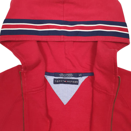 Mens Red Tommy Hilfiger  Full Zip Jumper