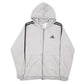Mens Grey Adidas  Full Zip Jumper