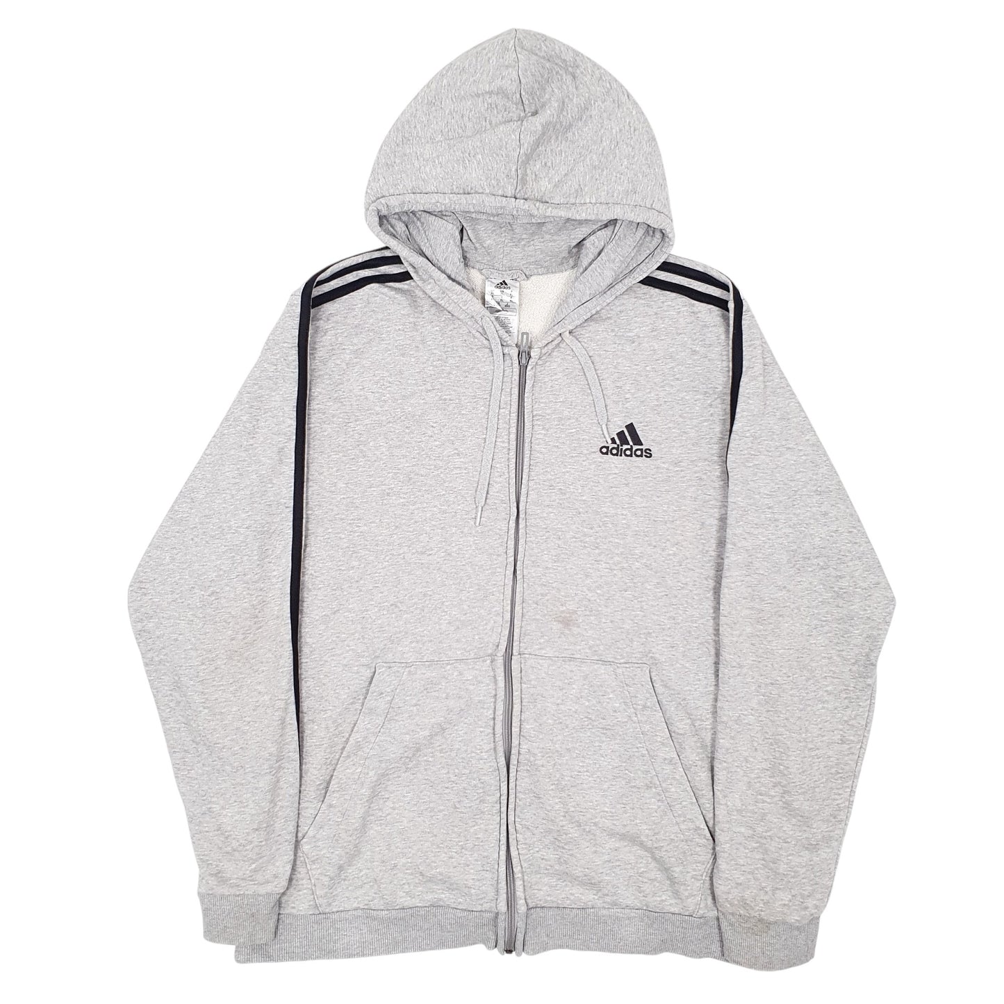 Mens Grey Adidas  Full Zip Jumper