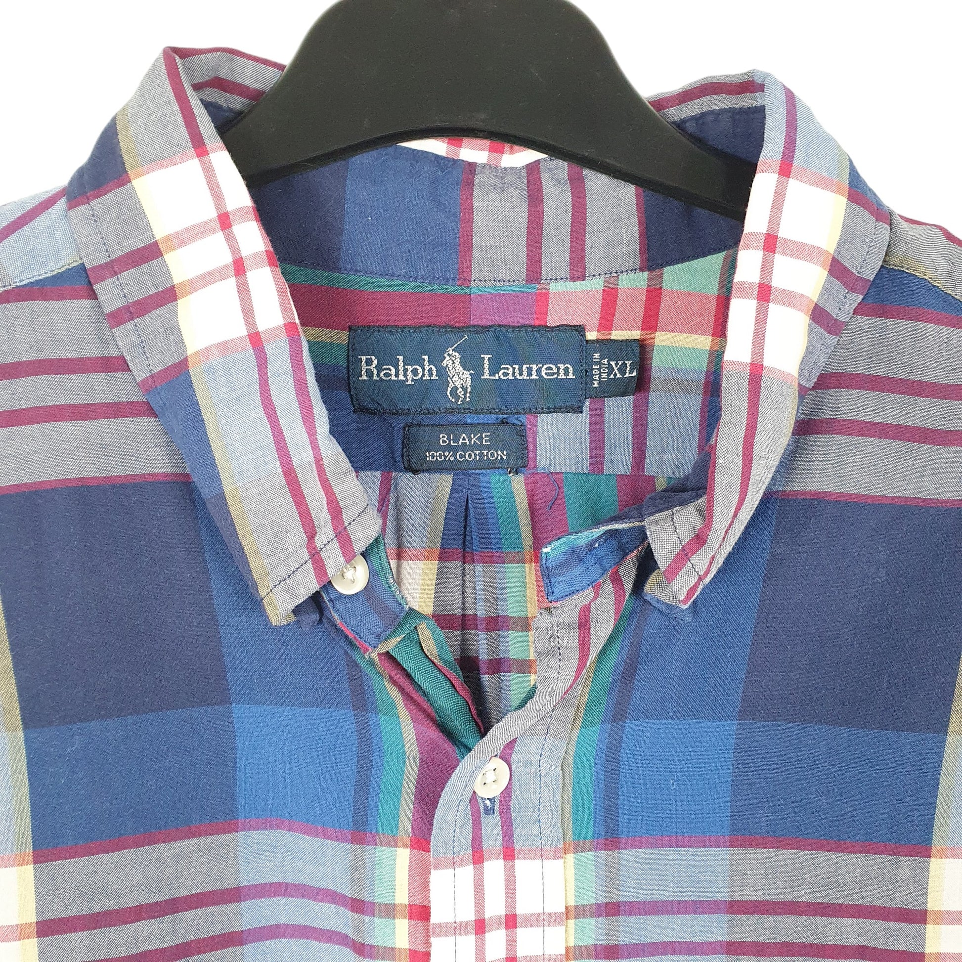 Mens Blue Ralph Lauren  Long Sleeve Shirt