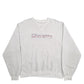 Mens Grey Champion Spellout Athletic Crewneck Jumper