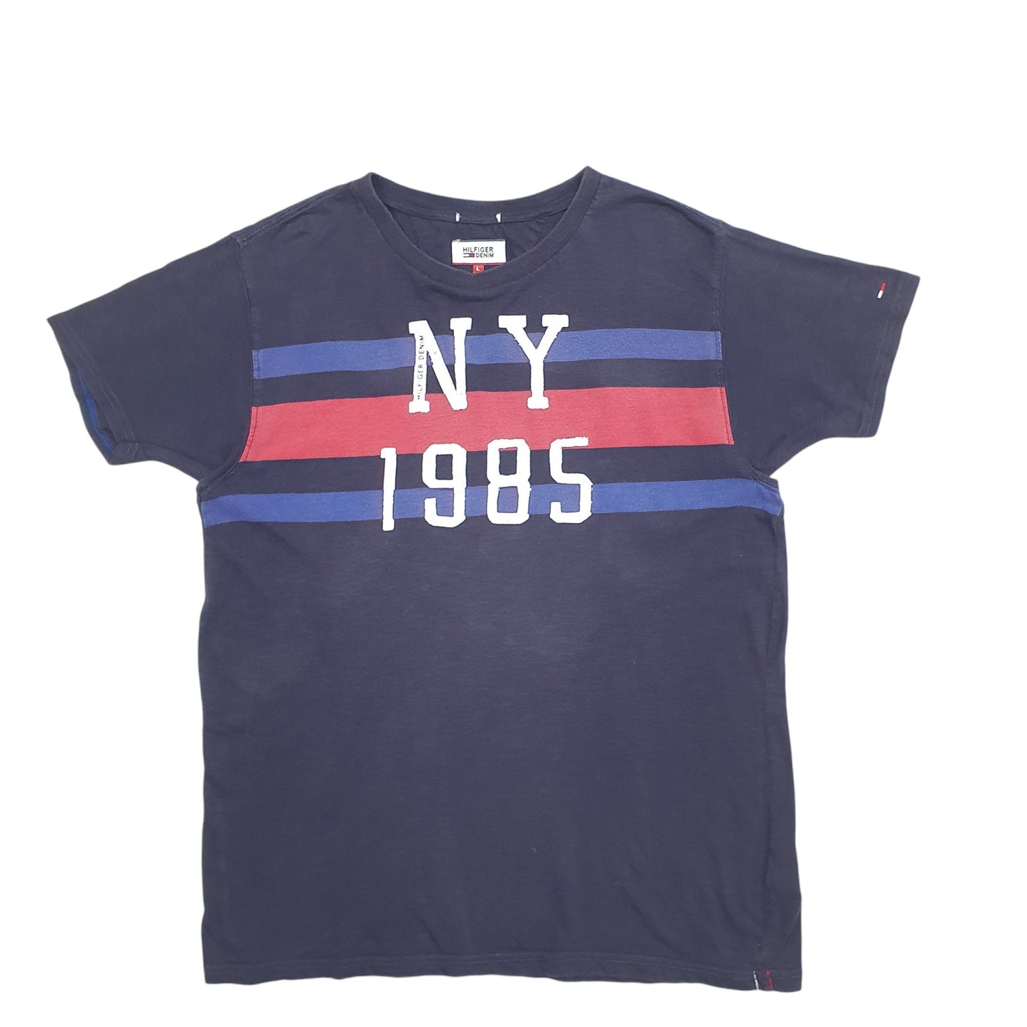 Mens Navy Tommy Hilfiger 1985 Short Sleeve T Shirt