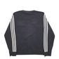Womens Black Adidas  Crewneck Jumper