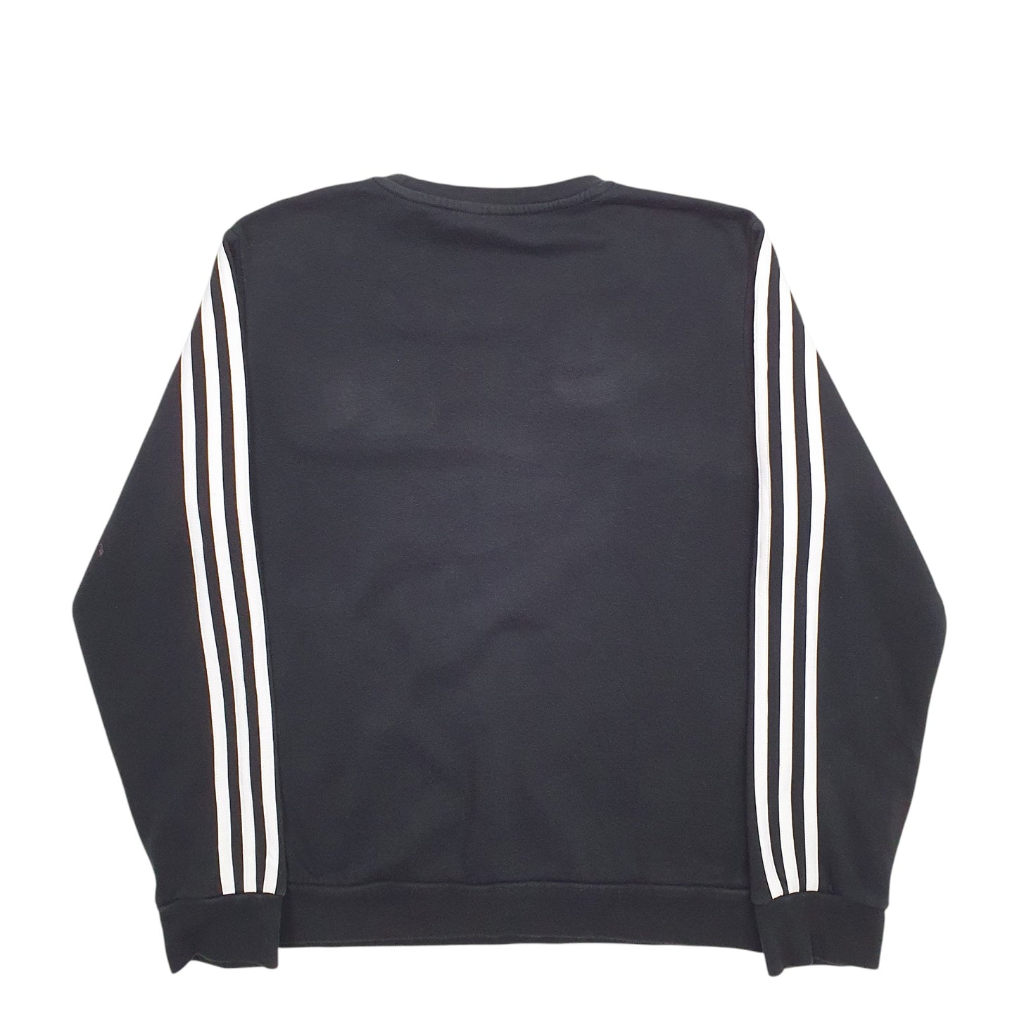 Womens Black Adidas  Crewneck Jumper