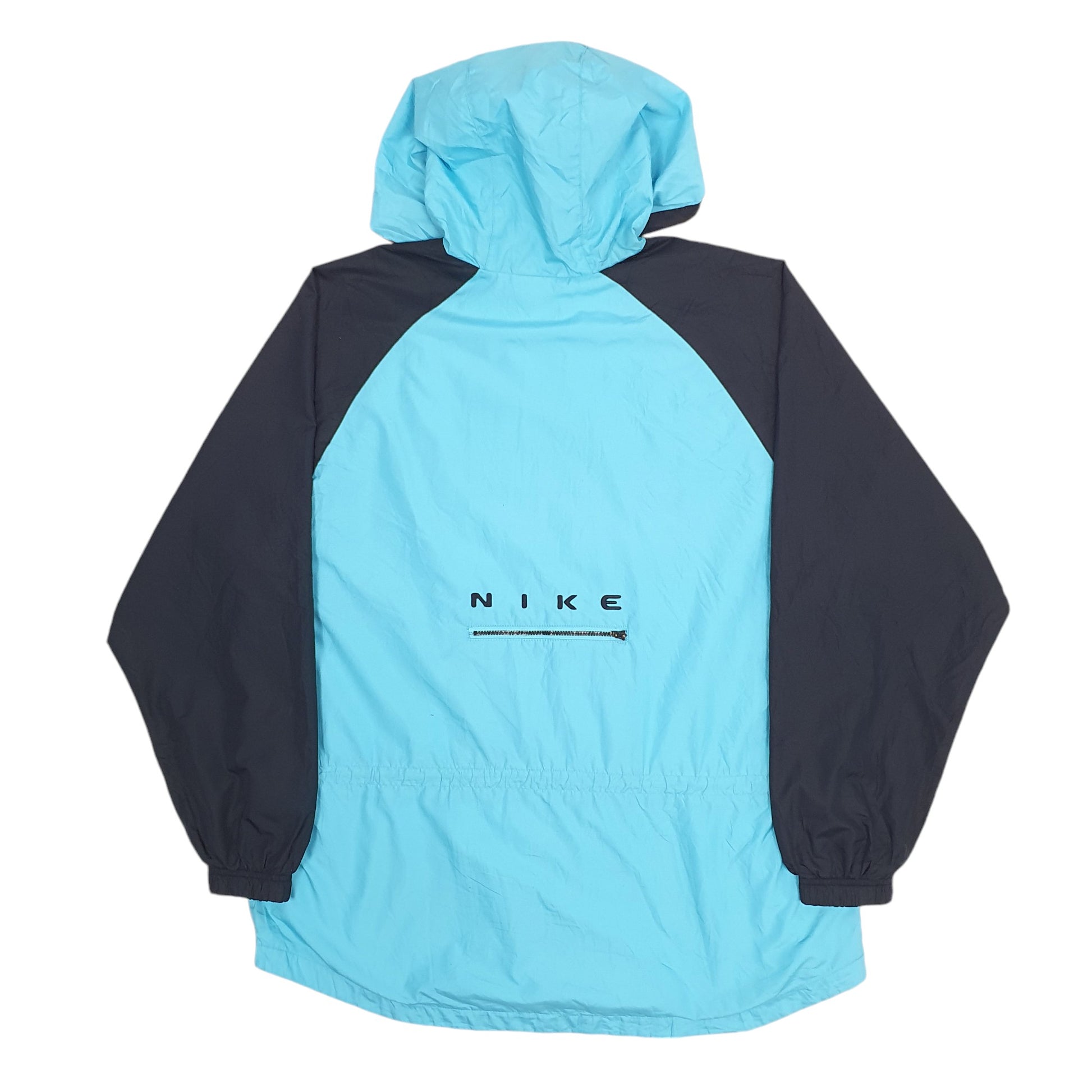 Womens Blue Nike Vintage 2000s Hooded  Coat