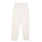 Womens Cream Zara Tripled Pleated Chino Trousers