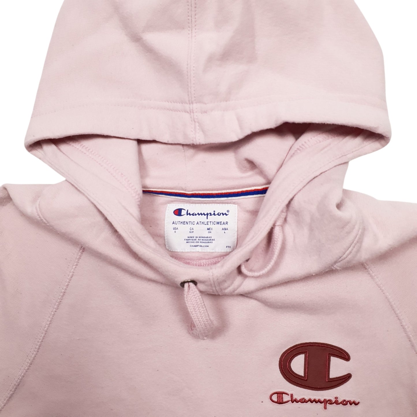Womens Pink Champion  Hoodie Jumper