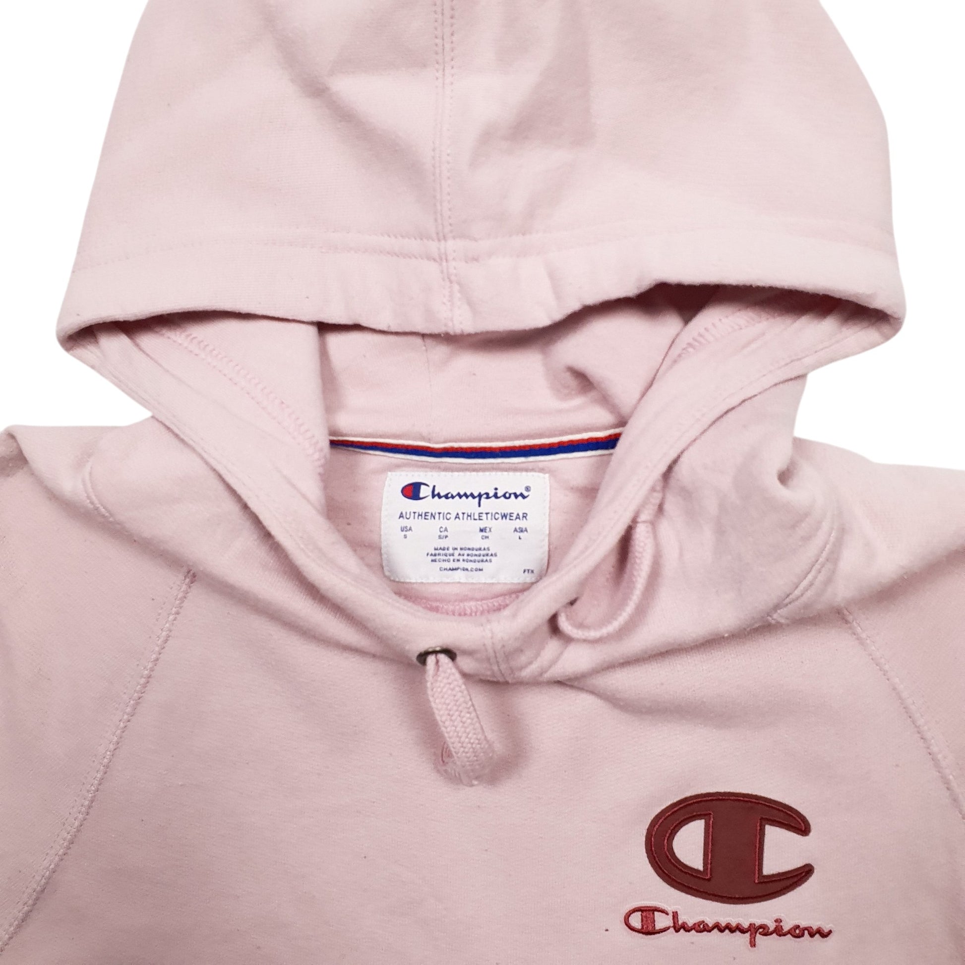 Womens Pink Champion  Hoodie Jumper