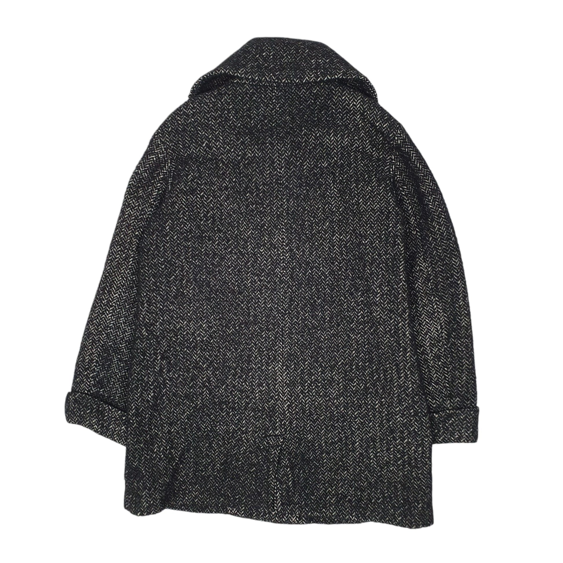 Womens Black H&M Duffle Pea  Coat