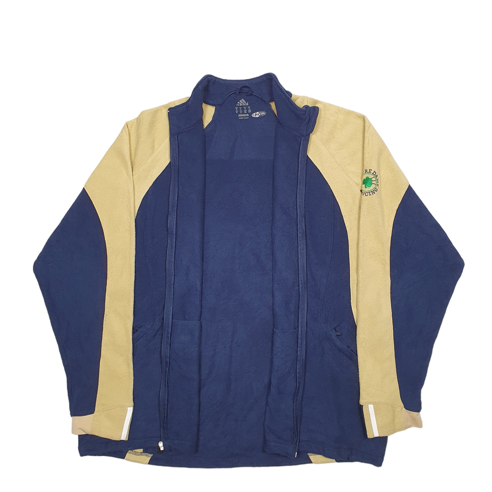 Mens Navy Adidas  Full Zip Jumper