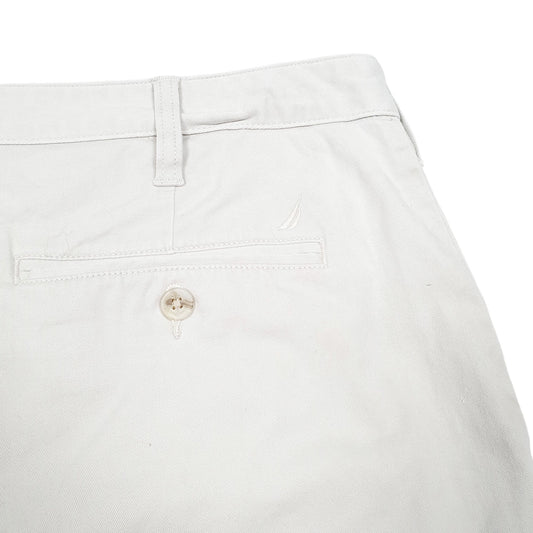 Mens Beige Nautica Deck Short Classic Stretch Chino Shorts