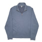 Mens Navy Van Huesen  Quarter Zip Jumper