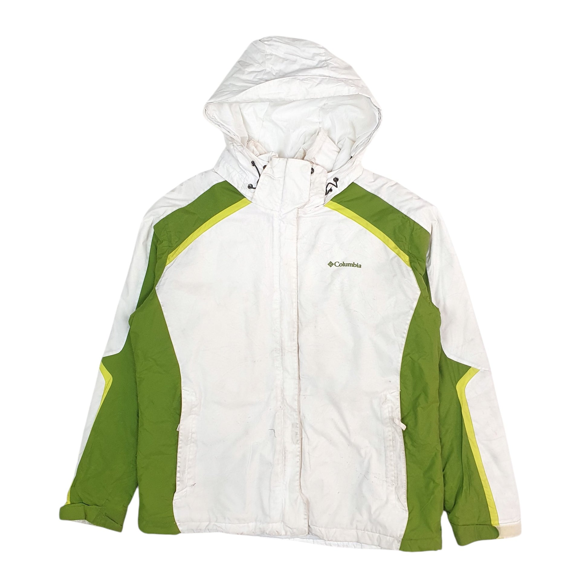 Womens White Columbia Sportswear Hooded  Coat