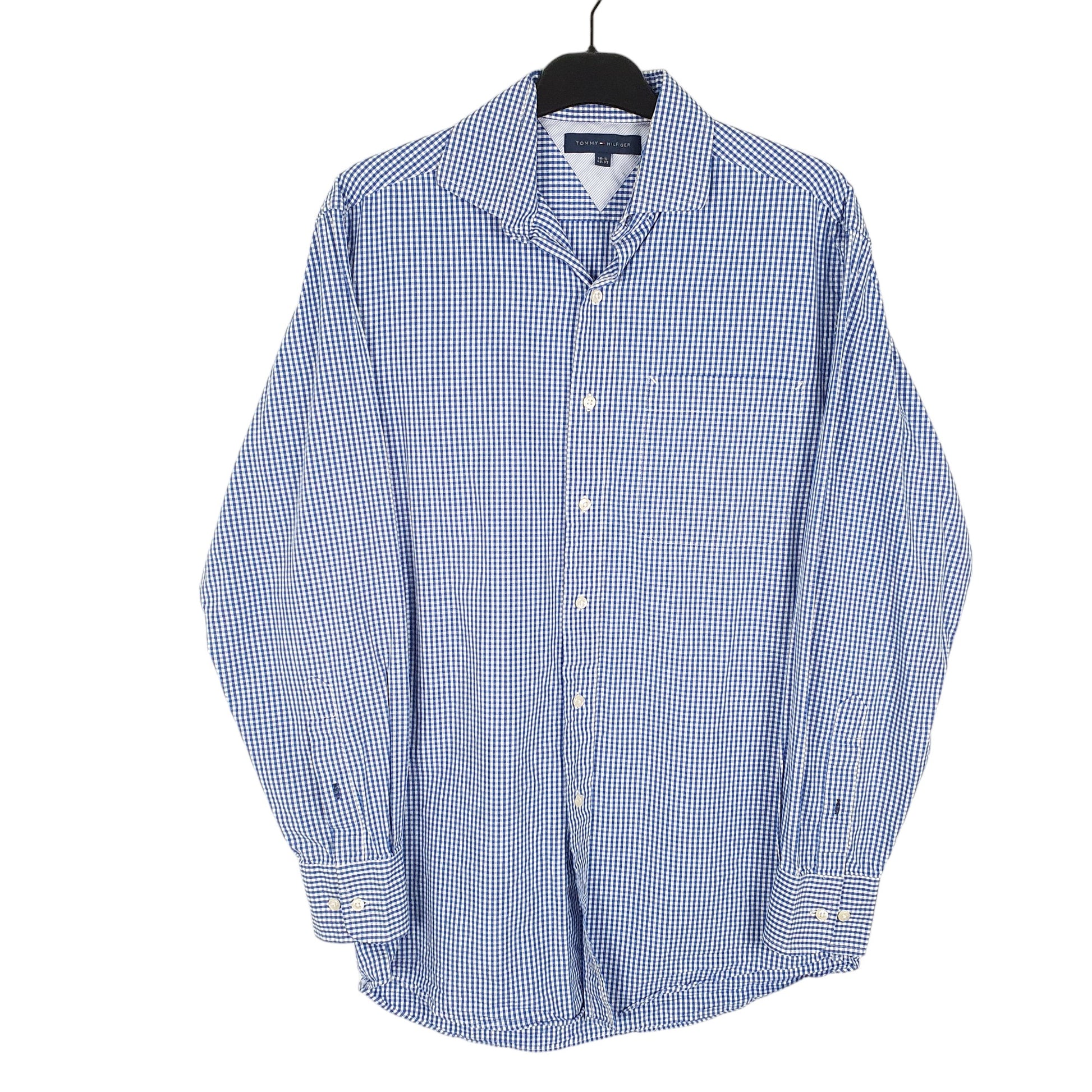 Mens Blue Tommy Hilfiger  Long Sleeve Shirt