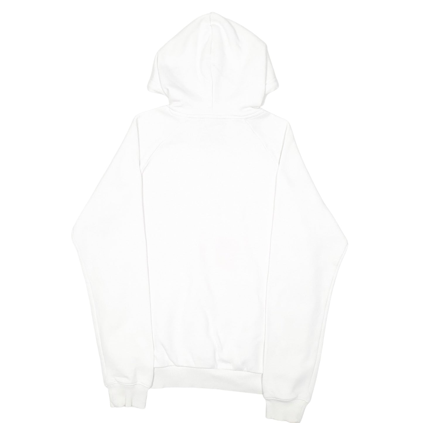 Mens White Adidas Spellout Hoodie Jumper