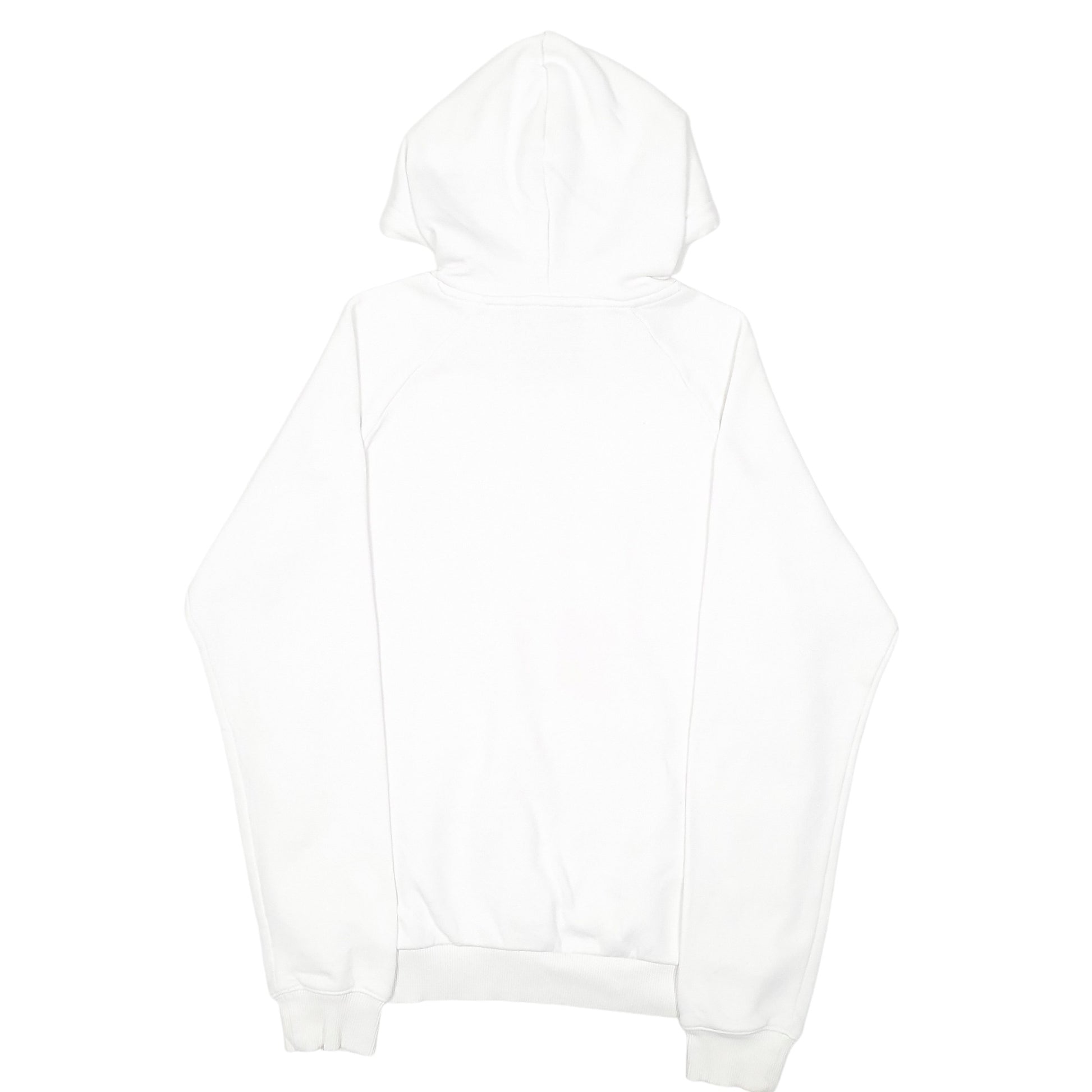 Mens White Adidas Spellout Hoodie Jumper