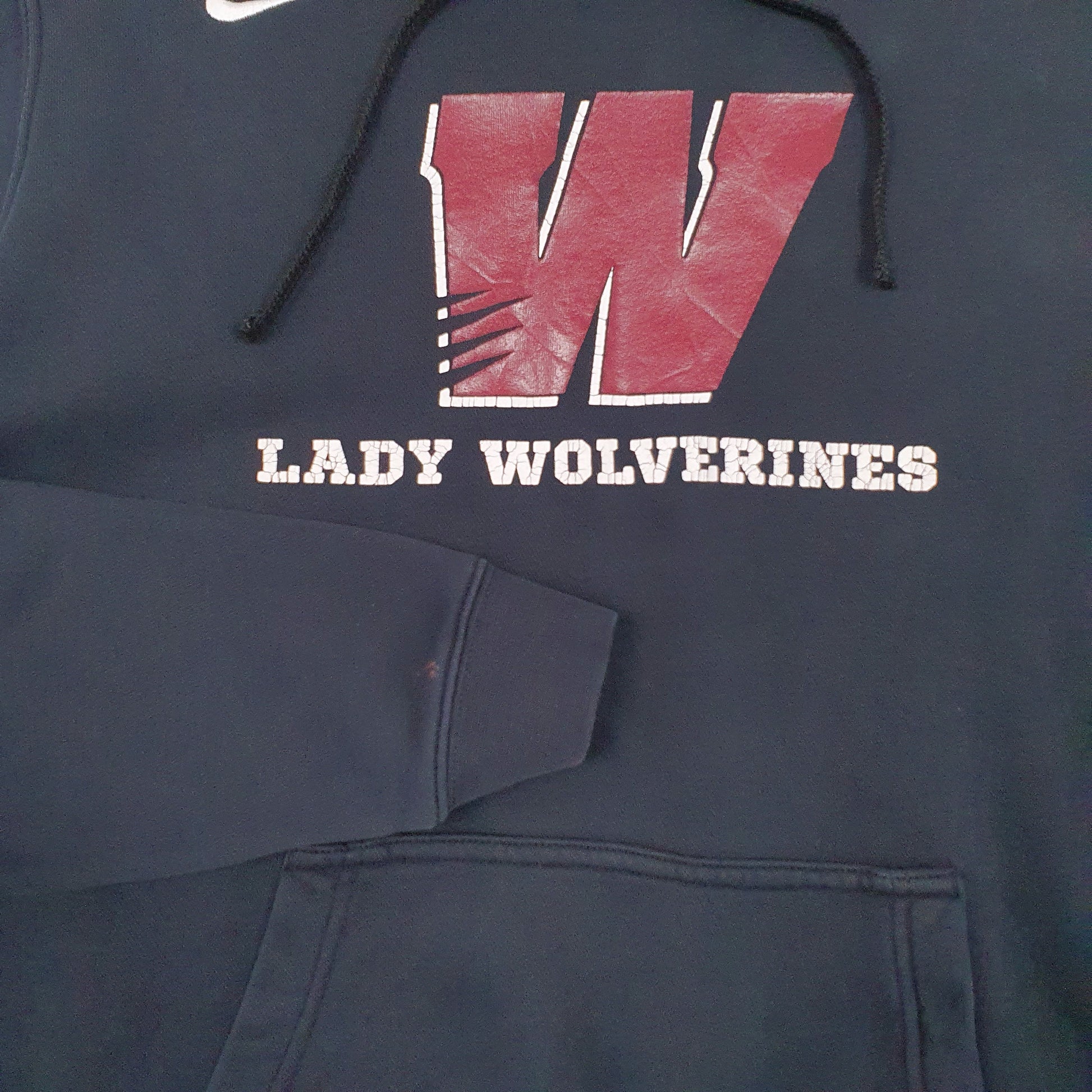 Mens Black Nike Lady Wolverines Hoodie Jumper
