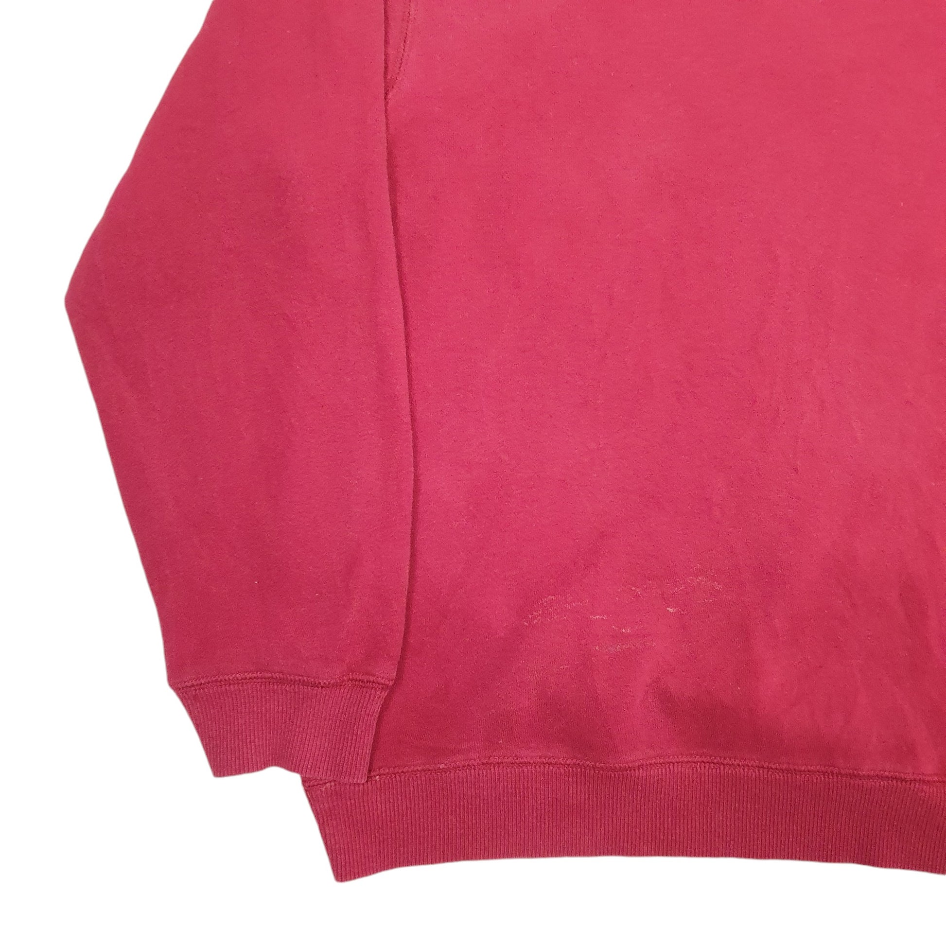 Mens Burgundy Starter  Crewneck Jumper