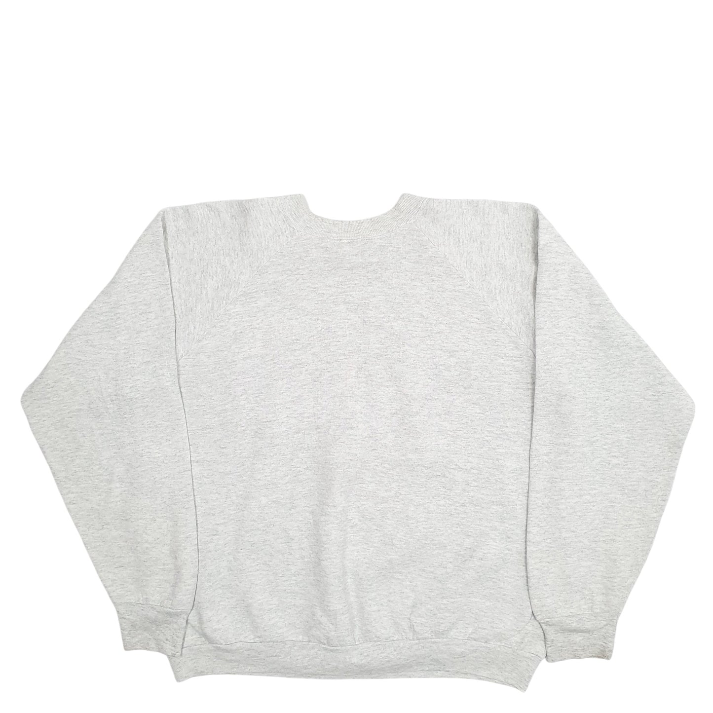 Mens Grey Fruit Of The Loom New Jersey Devils NHL Hockey Made In USA Crewneck Jumper