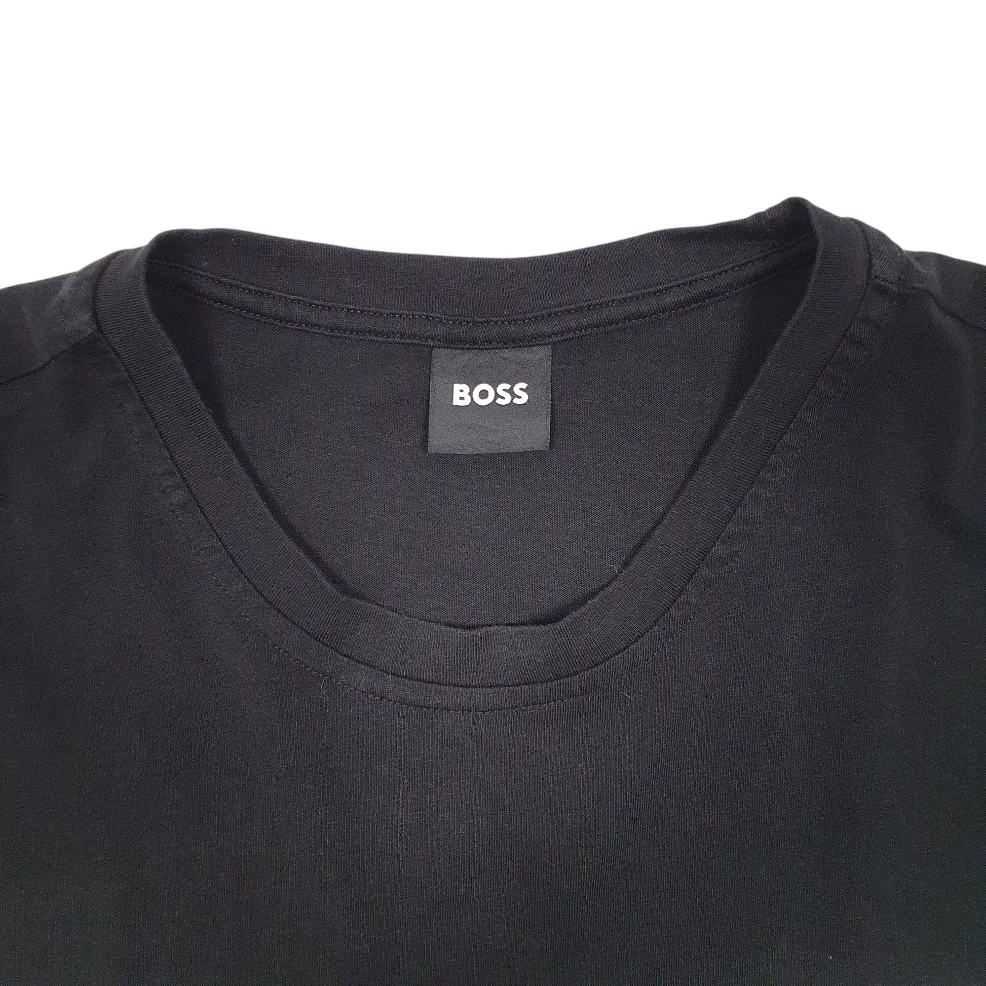 Mens Black Hugo Boss  Short Sleeve T Shirt