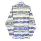 Mens Blue Mario Santini Navajo Chamois Overshirt Aztec Long Sleeve Shirt