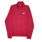 Mens Red Nike Active Full Zip Jumper