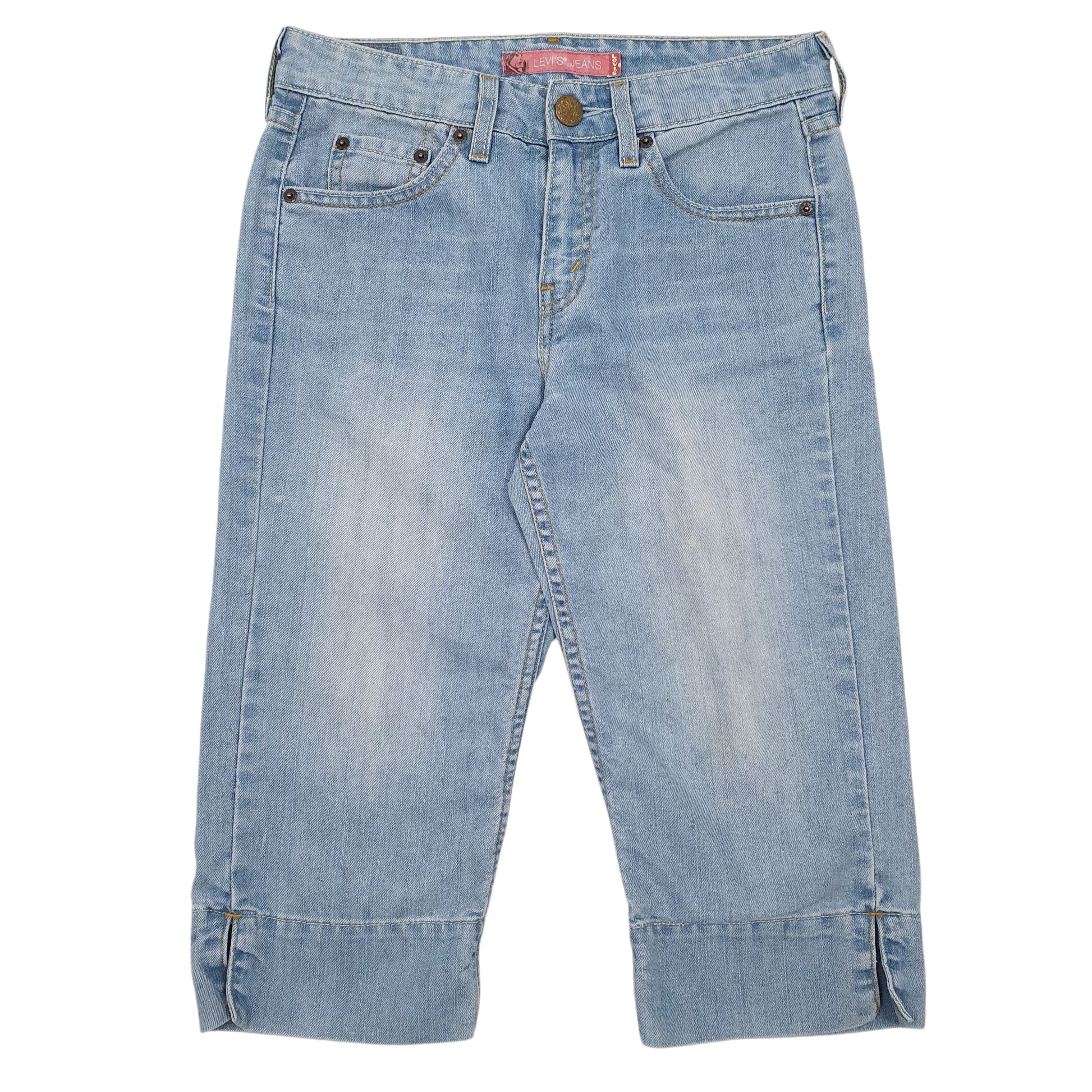 Womens Blue Levis  Denim Shorts