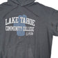 Mens Grey Champion Lake Tahoe Community College Hoodie Jumper