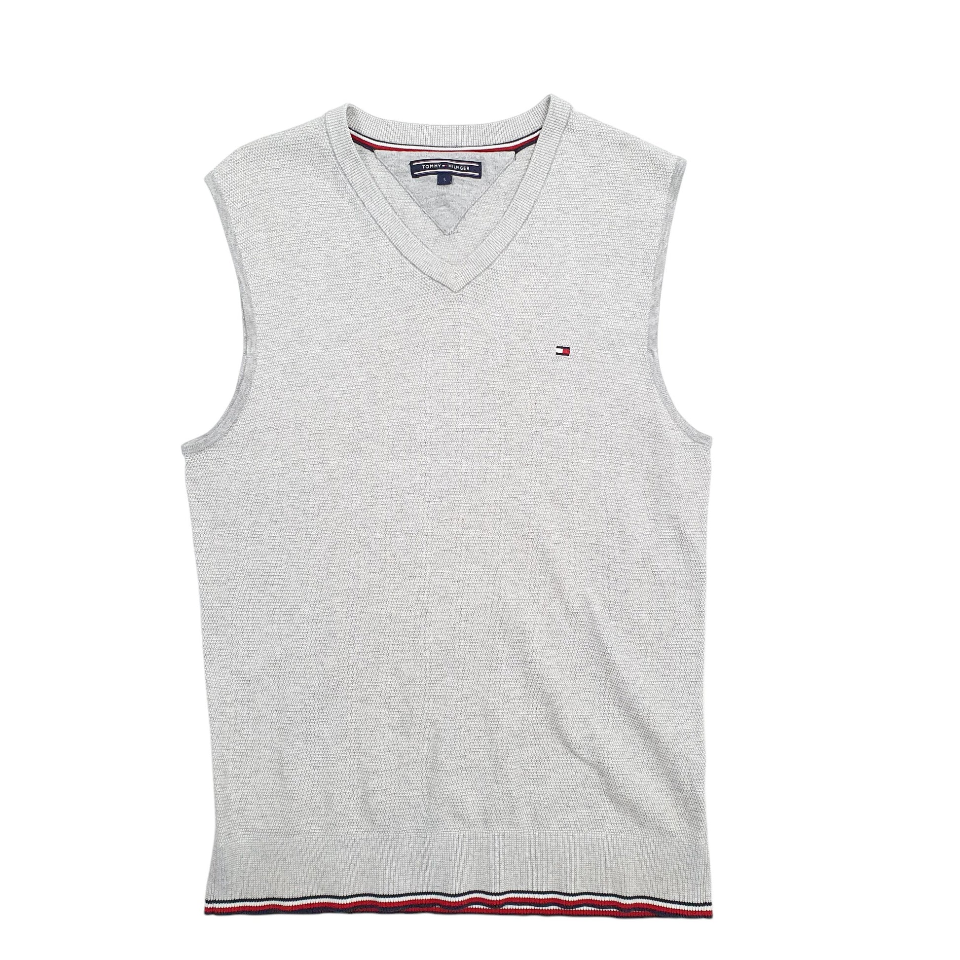 Mens Grey Tommy Hilfiger  Vest Jumper