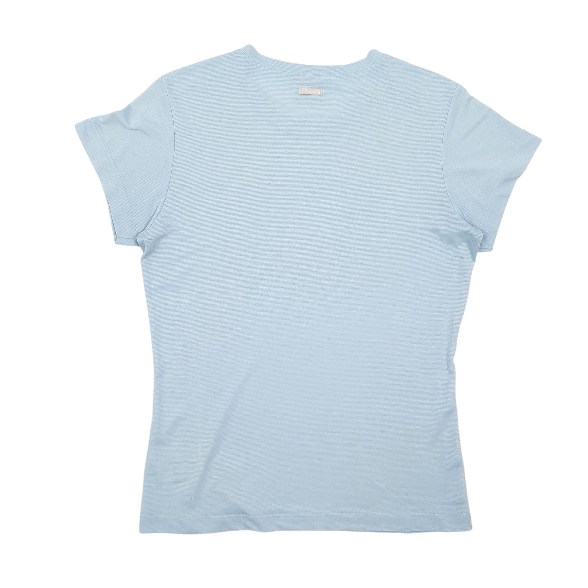 Womens Blu Columbia Active Wear Short Sleeve T Shirt
