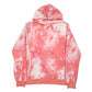Mens Pink Adidas Tie Dye Hoodie Jumper