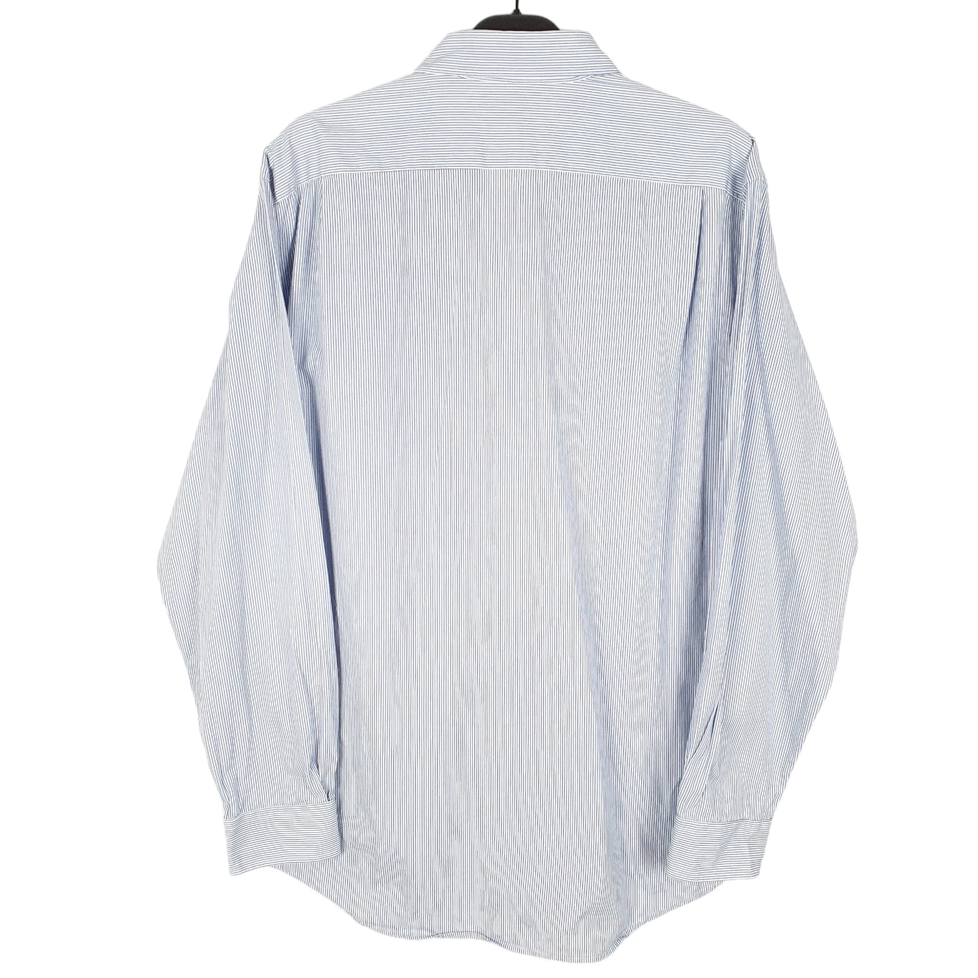 Mens Blue Lacoste  Long Sleeve Shirt