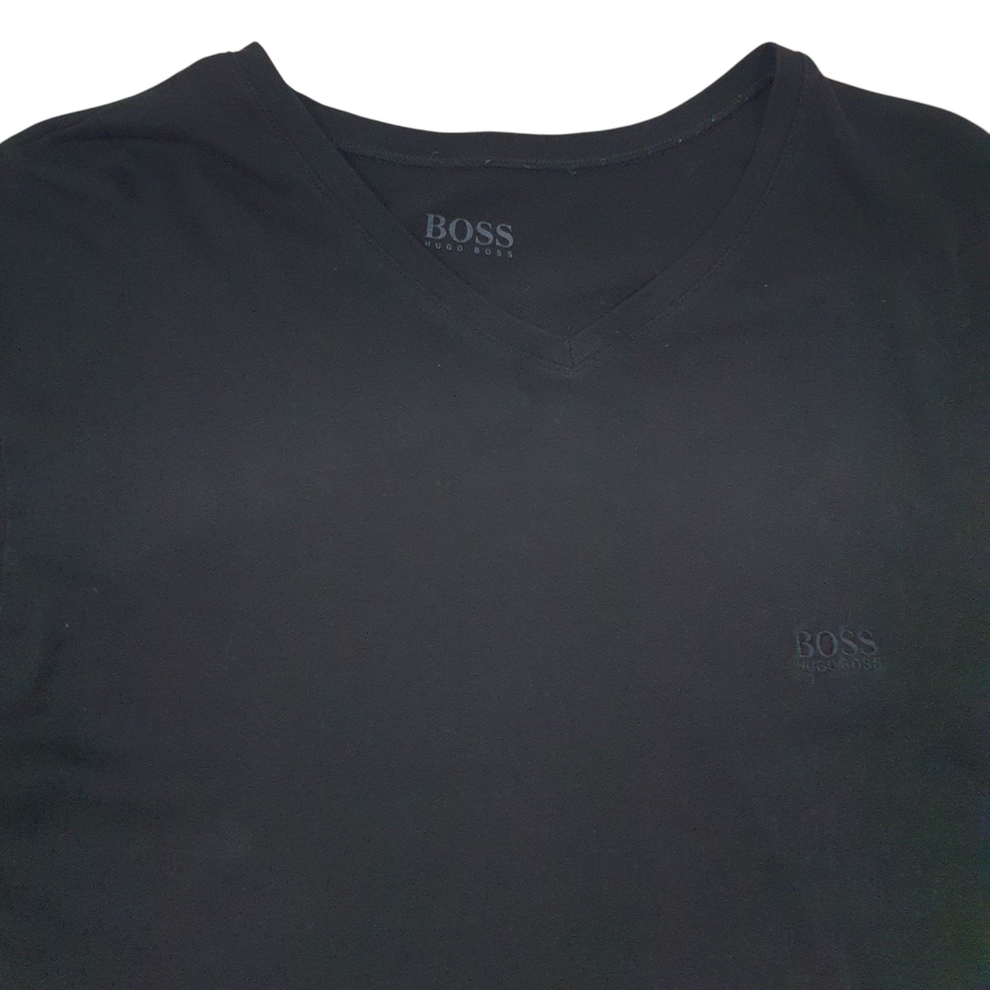 Mens Black Hugo Boss  Short Sleeve T Shirt