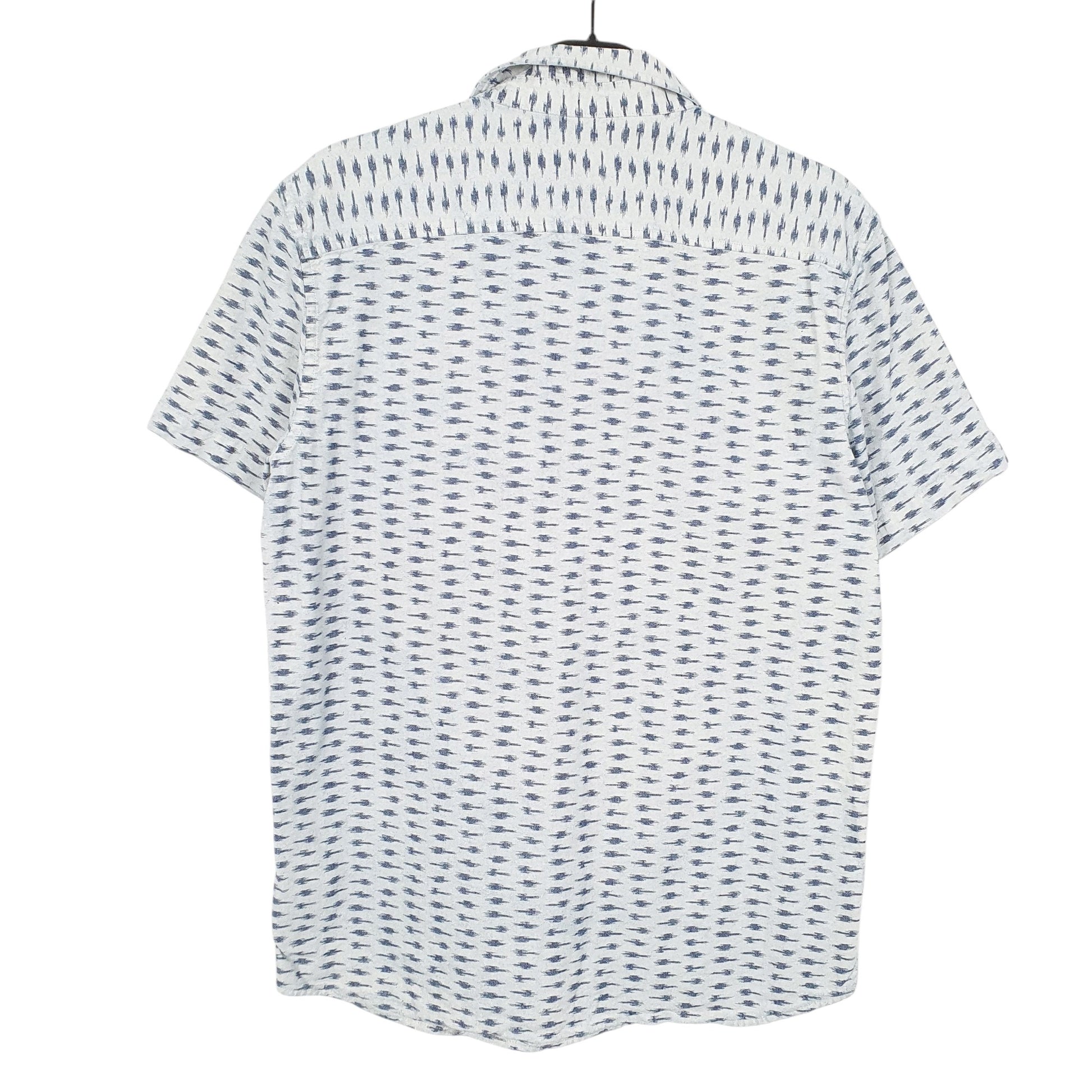 Mens Blue American Eagle Outfitters Navajo Short Sleeve Shirt